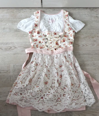 edle ★ STOCKERPOINT ★ Dirndlbluse Bluse Gr 38 weiss schulterfrei Oktoberfest - Bild 1 von 4