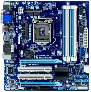GIGABYTE GA-B75M-D3H S.1155 DDR3 MATX - Foto 1 di 3