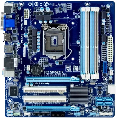 Gigabyte Ga-B75m-D3h S.1155 Ddr3 Matx - Image 1 of 3