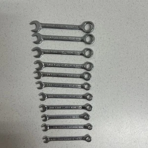 Craftsman SAE Mini kleine Kombination Standard Schraubenschlüssel Posten von 11 Stück - Bild 1 von 6