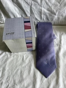 Vintage Designer Urisega lila 100 % Seide Krawatte in Box Made in Korea - Bild 1 von 14