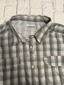 Columbia 3X Omni Shade Gray Lightweight Long Sleeve Button Up, Columbia 3X Long - Picture 1 of 13