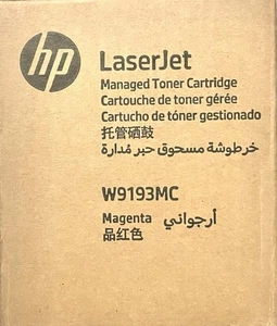 Genuine HP Managed Magenta Toner Cartridge W9193MC New- Free Shipping  - Picture 1 of 2
