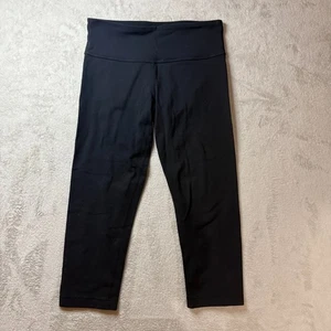Lululemon Damengröße 6 schwarz Stretch-Capri-Sportleggings zum Überziehen niedriger Bund - Bild 1 von 5