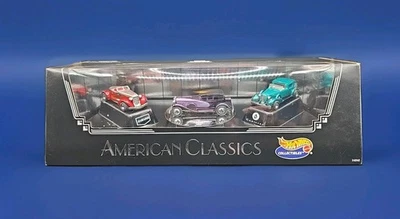 Juego de 3 autos Hot Wheels American Classics 1996 Duesenberg castaño rojizo y Cadillac vintage Foto 1 de 4