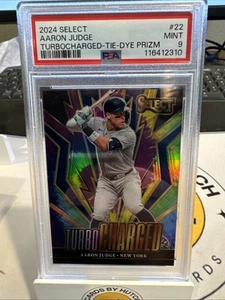 2024 Select Tie Dye Prizm /25 Aaron Judge #22 PSA 9 SSP POP 1!! - Picture 1 of 2