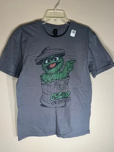 Medium Gildan Oscar The Grouch T-Shirt XT60730 Asphalt - Bild 1 von 4