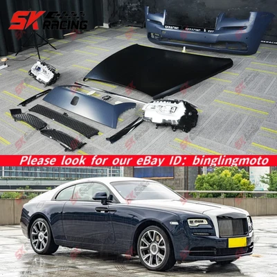 Front Bumper Headlight Upgrade To 2020 Body Kit For Rolls-Royce Wraith 2014-2016 - Image 1 of 4