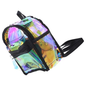  Multi-pocket Backpacks Schoolbags Multipurpose Holographic Fashion Cute - Picture 1 of 12