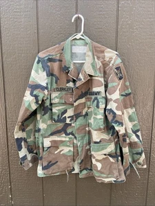 BDU Shirt Coat Medium Regular Hot Weather Ripstop Woodland Camo USGI Army - Picture 1 of 7