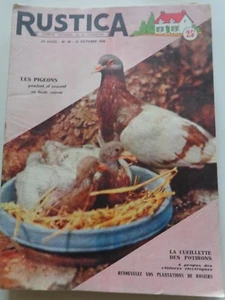 RUSTICA N° 43 - 1956 LES PIGEONS / Potirons / Plantations de rosiers  - Imagen 1 de 1