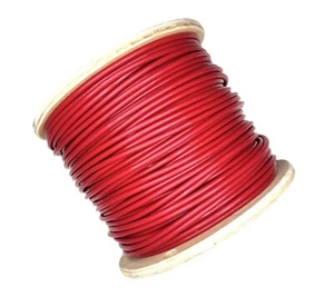 RED Vinyl Coated Wire Rope Cable 3/32 - 3/16, 7x7: 50, 100, 250, 500 Ft - Picture 1 of 1