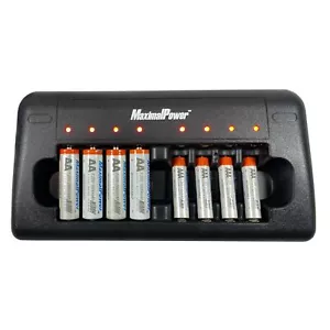Replacement 8-PORT AA AAA Ni-Mh Ni-Cd ULTRA FAST RECHARGEABLE BATTERY CHARGER - Picture 1 of 9