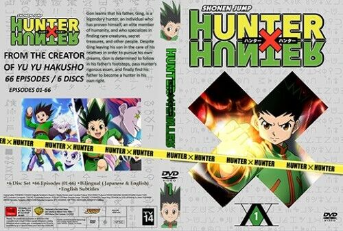 DVD Hunter X Hunter Season 1+2 Vol.1-210 End + 2 Movies + OVA English Dubbed