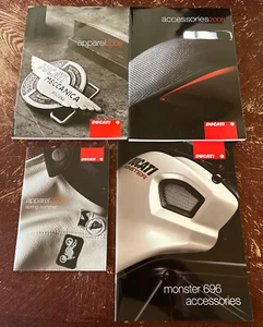 Four 2008 Ducati Apparel, Accessories, Monster 696 Catalog Books - Picture 1 of 6