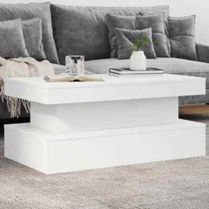 Coffee Table with White 90x50x40 H4J6 - Picture 1 of 12
