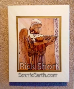 Angel holding an oyster shell fine art photography Art Print Savannah Georgia MC - Picture 1 of 2