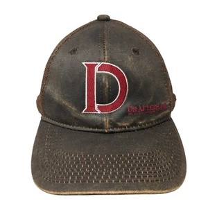 Drafters Ink Slideback Trucker Hat Brown One Size Mesh Back The Game - Picture 1 of 8