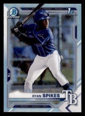 2021 Bowman Chrome Draft Refractors #BDC63 Ryan Spikes - Image 1 of 2