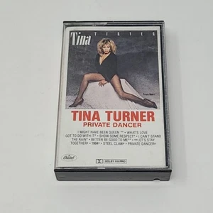Tina Turner Private Dancer Cassette Tape - 1984 - Picture 1 of 7