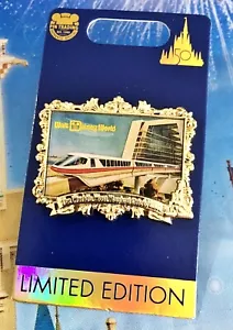 NWT Walt Disney World 50th Anniversary Monorail Limited Pin Postcard IN HAND!! - Picture 1 of 2