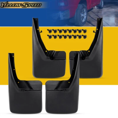 Fit For Ram 1500 2500 3500 2009-2018 2016 Splash Guards Mud Flaps Front & Rear - Image 1 of 4