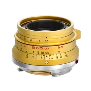 Light lens lab Lens 35mm F2 Brass Chrome for Leica Summicron M Eight Element - Picture 1 of 7
