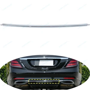 Rear Bumper Chrome Molding Trim For 2018-2020 Mercedes Benz S W222 S450/350 S560 - Picture 1 of 6