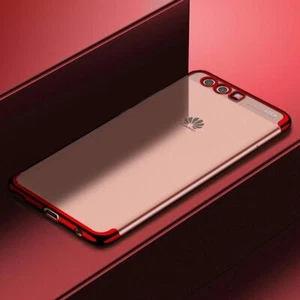 Huawei P20 Lite Etui Case Komórka Cover Ochrona Pokrowiec Futerał ochronny Bumper Etui Czerwone - Zdjęcie 1 z 2