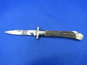 PUMA Medici Swing Guard Nbr.563 Cheetah Style Knife w/ Great Stag Handles-1983 