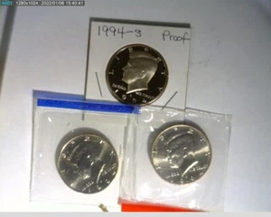Medio dólar P D S Kennedy 1994 sin circular en violonchelo como nuevo y prueba - Imagen 1 de 1