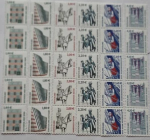 Alemania Scott #2206.2208.2209.2210.2211 MNH OG XF 2002-2004 cantidad 5 estampillas cada una - Imagen 1 de 1