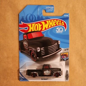 Hot Wheels 2018 HW Metro '52 Chevy Matte Black - Picture 1 of 2