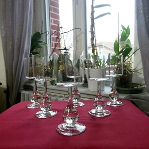 6 José by Boris Tabacoff Baccarat Kristall Weingläser signiert H 16 cm - Bild 1 von 10