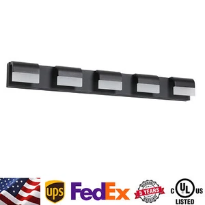 Vanity Light 38'' 5 Lights Modern Black Bathroom Mirror LED Wall Lamp Fixture UL - Picture 1 of 10
