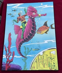 Vintage 1978 Aquaman Plakette DC Comics Laminations NYC - Bild 1 von 6