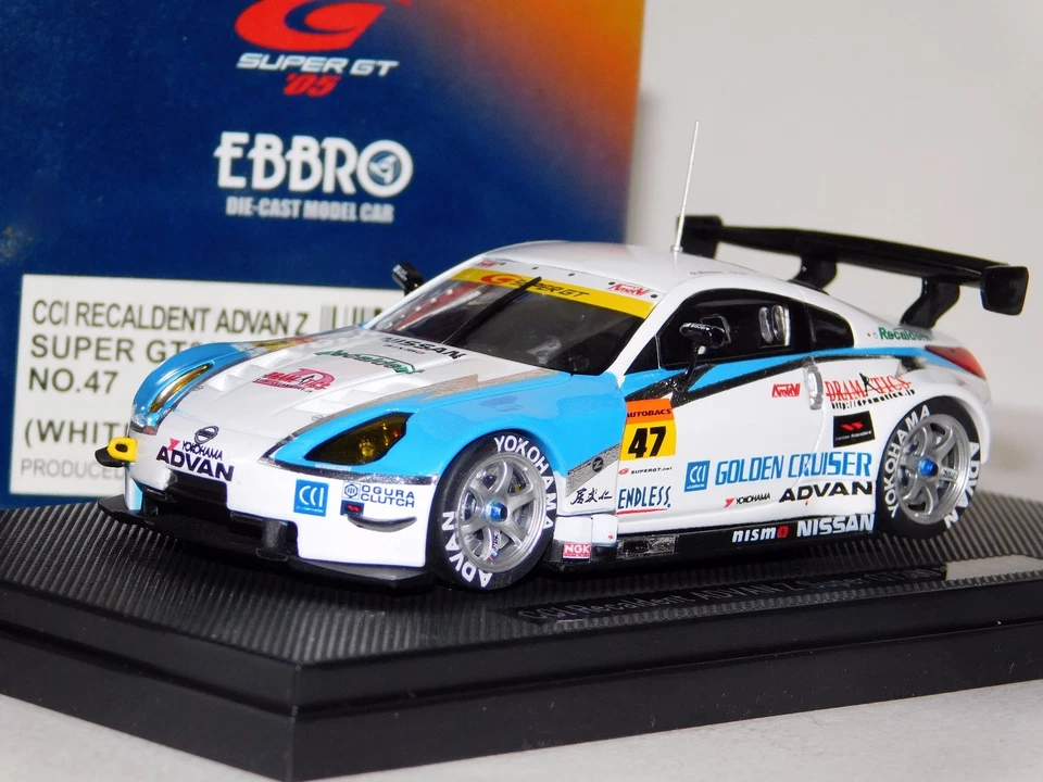 NISSAN CCi RECALDENT ADVAN Z SUPER GT300 #47 2005 EBBRO 43703 1:43 - image 1 of 1
