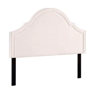 Artiss Bed Frame Bed Head Headboard Queen Velvet IRIS Beige - Picture 1 of 7