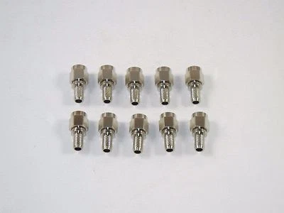 20PCS SMA Type Male Crimp Teflon Insulation Nickel Plated Gold Pin  - Image 1 of 4