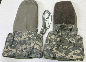 USGI Army ACU Camo Extreme Cold Gloves Arctic Winter Mittens Liner Medium New - Picture 1 of 9