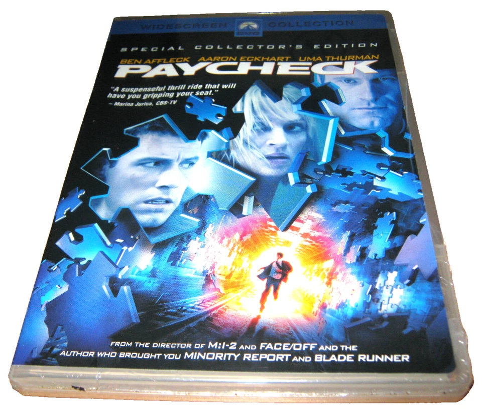 Paycheck - Ben Affleck - New Sealed DVD - Region 1 USA - image 1 of 1