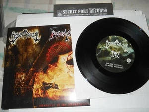 NETHESCERIAL/OBSECRATION,250copies BLA 7'inch vinyl,dimmu borgir,cradle of filth - Picture 1 of 2