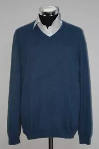 Massimo Dutti Herren Pullover m. V-Ausschnitt 100% Cashmere Gr XXL ca 50/52 Top - Bild 1 von 6