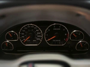 For Ford Mustang 1994-2004 Polished Aluminium Trim Rings Instrument Cluster x6 - Foto 1 di 7
