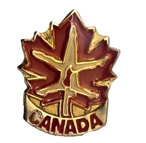 Canada Red Leaf Souvenir Lapel Pin Pinback Brooch (K6B) - Picture 1 of 2