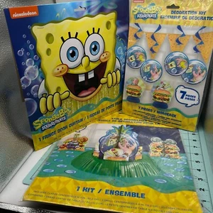 SpongeBob Squarepants Party Decorations Door Curtain, Table Decor, Hanging Decor - Picture 1 of 15