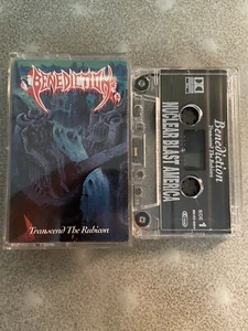 1st Press Benediction Transcend The Rubicon Cassette Tape - Picture 1 of 7