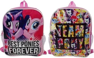 My Little Pony Backpack Reversible 2 Sided Rucksack School Travel Bag Kids Child - Picture 1 of 3