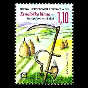 Bosnia 2016 - Ethnological Treasure "Old Agricultural Tools" - MNH - Picture 1 of 1