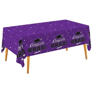 Graduation Party Decorations Gongrats Grad Tablecover for Graduation Party Su... - Picture 1 of 6
